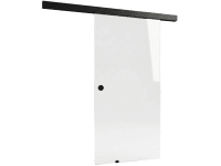 Doorlegro Posuvné dveře EasySlide 65 - set, čiré sklo/černá, 205 x 90 cm