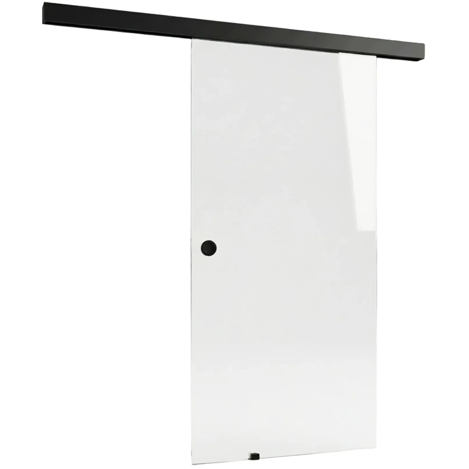 Doorlegro Posuvné dveře EasySlide 65 - set, čiré sklo/černá, 205 x 90 cm