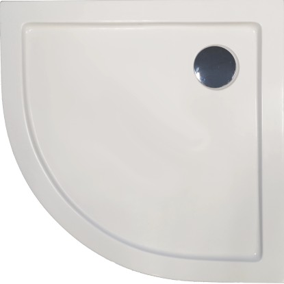 Sanotechnik Sprchová vanička Zeus GR80, čtvrtkruh, akrylát, 80 x 80 x 5 cm
