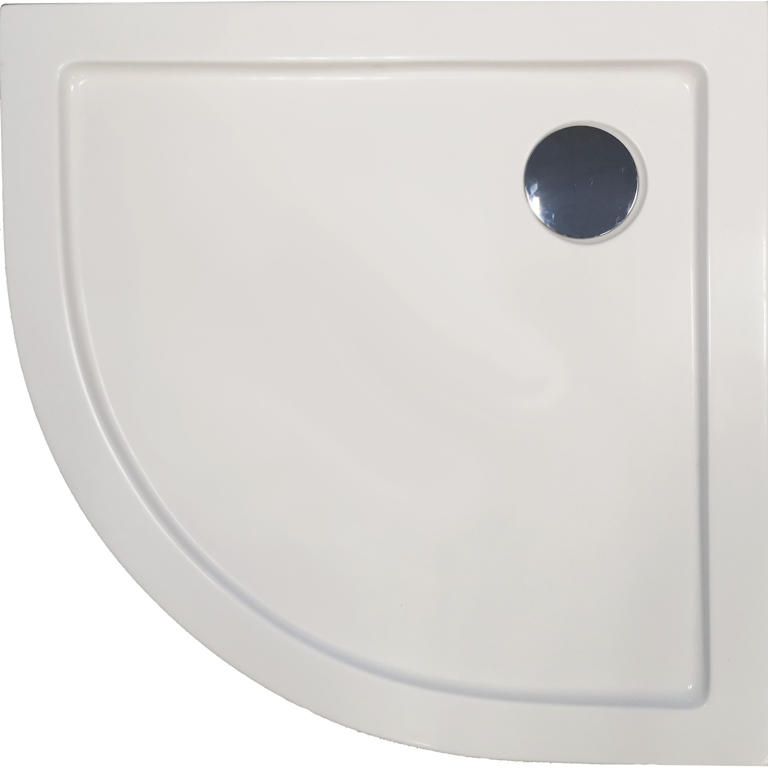 Sanotechnik Sprchová vanička Zeus GR90, čtvrtkruh, akrylát, 90 x 90 x 5 cm