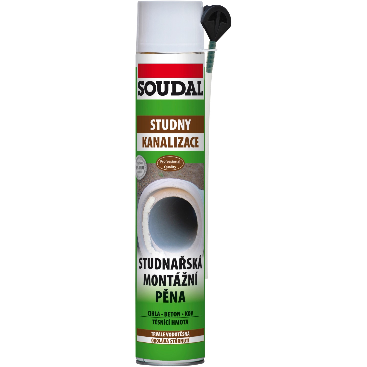 Pěna montážní studnářská Soudal 750 ml