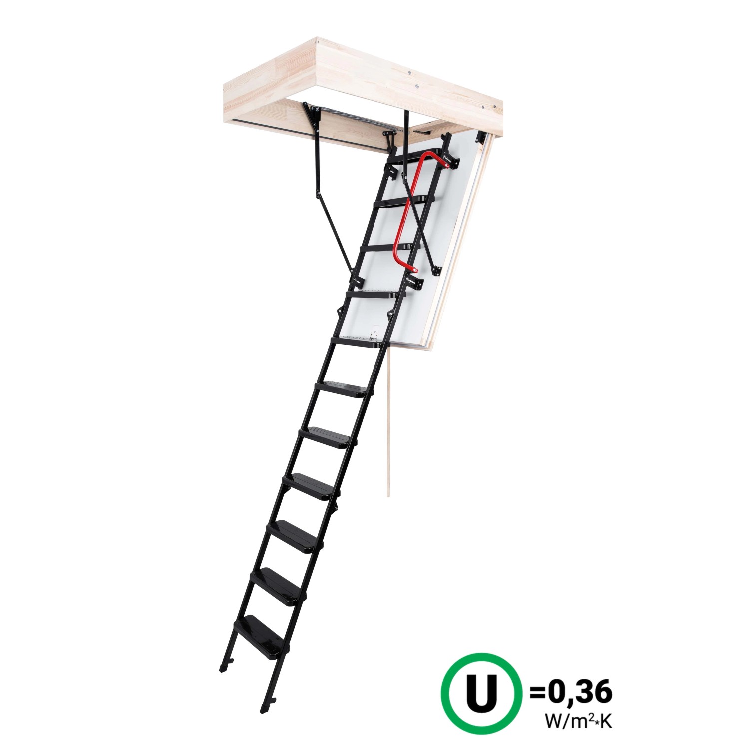 OMAN Půdní schody SOLID POLAR, 120 x 70 cm