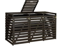 Weka Box na 3 popelnice, antracitovým, impregnovaný