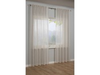 Bennetti Závěs se skrytými poutky, voálový efekt, béžový 245 x 140 cm