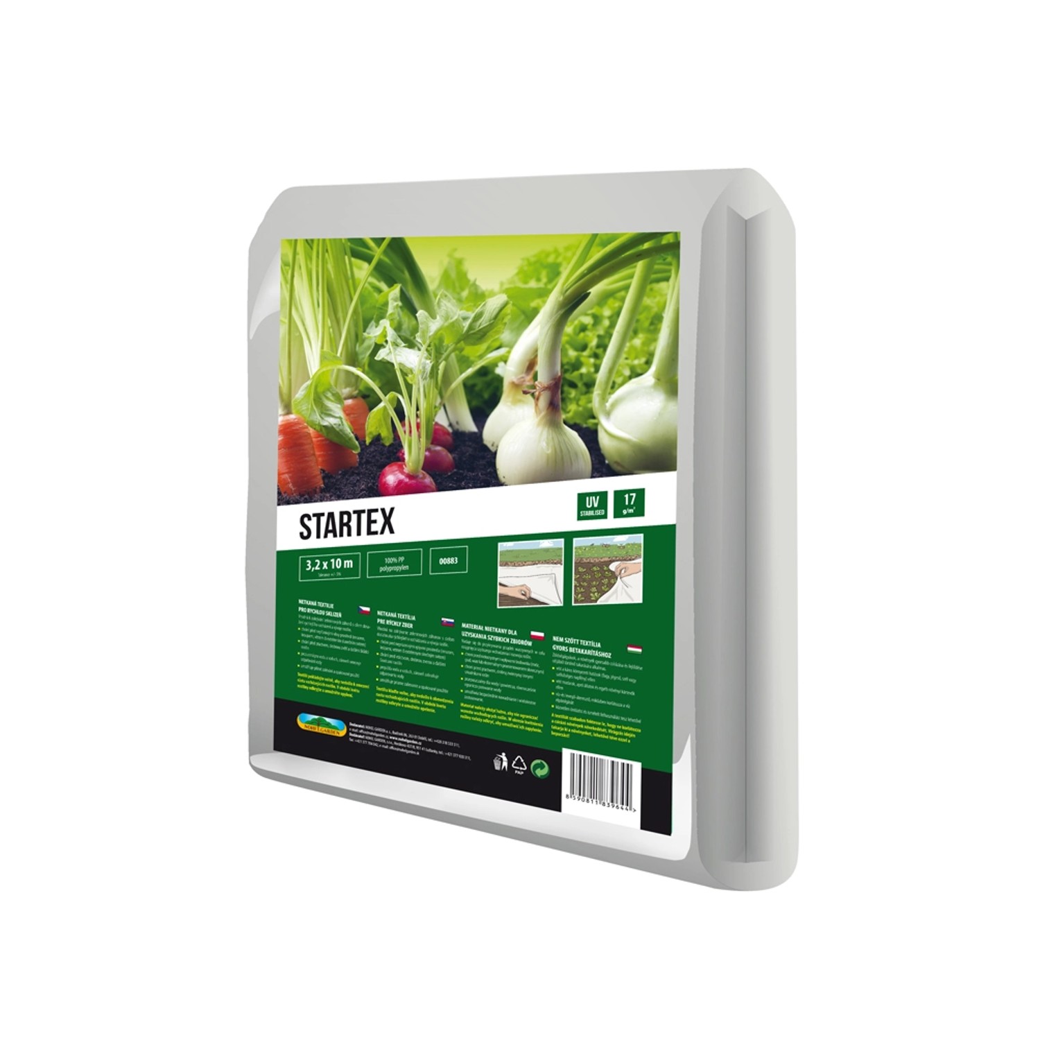 Nohel Garden Textilie STARTEX k rychlení 3,2 x 10 m bílá