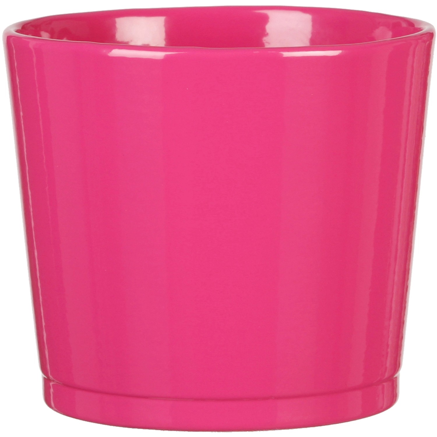 Scheurich Obal na květináč 883 Glossy Pink, pr. 12 cm