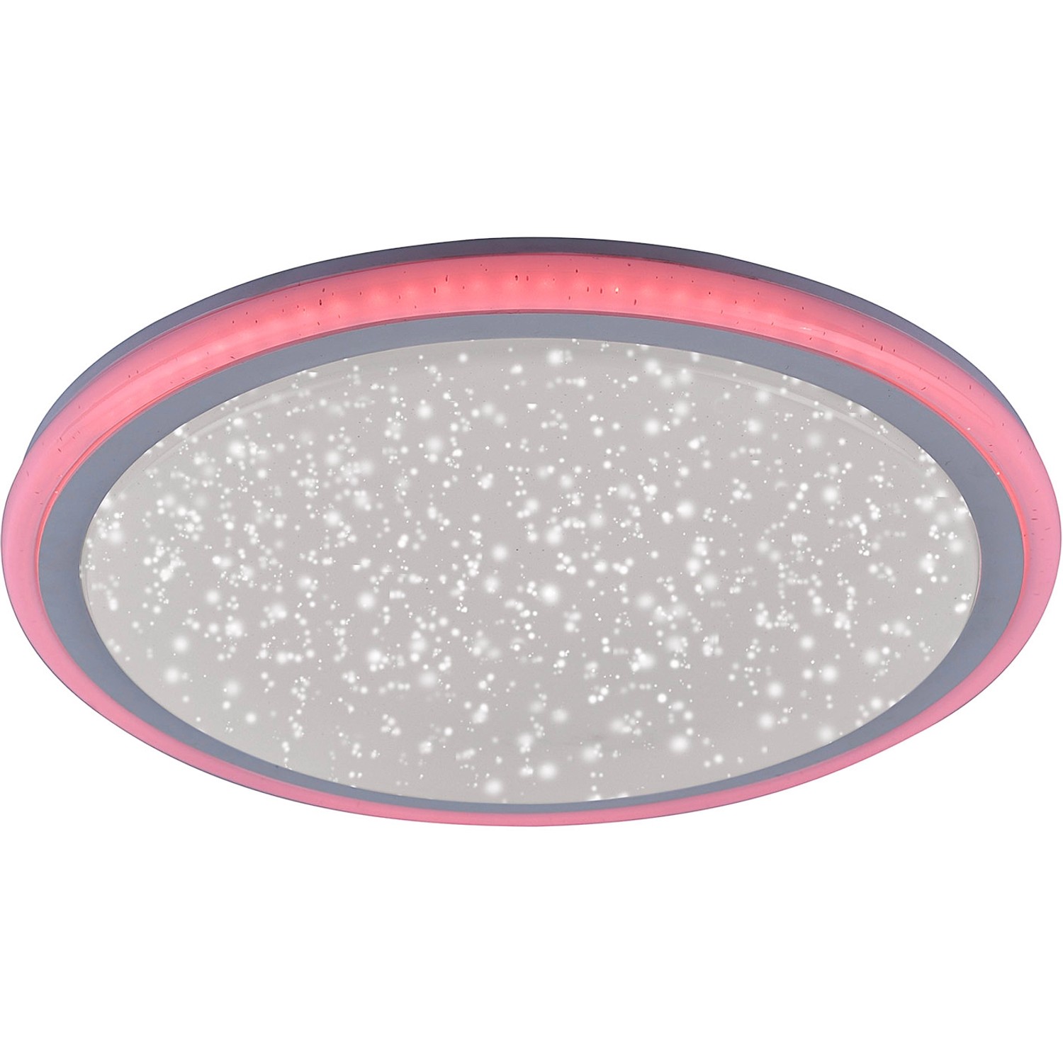 Just Light. Stropní LED svítidlo Luisa, hv. ob., RGB + 3000-6400K, pr. 60 cm