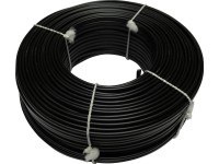 Silový kabel plochý CYKYLO-J 2x1,5 mm, černá - metráž
