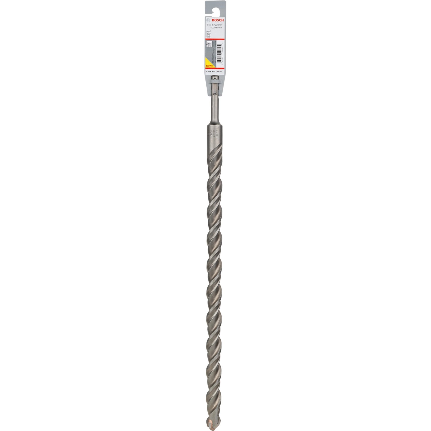 Bosch Spirálový vrták SDS PLUS-3 pr. 22 x 400/450 mm