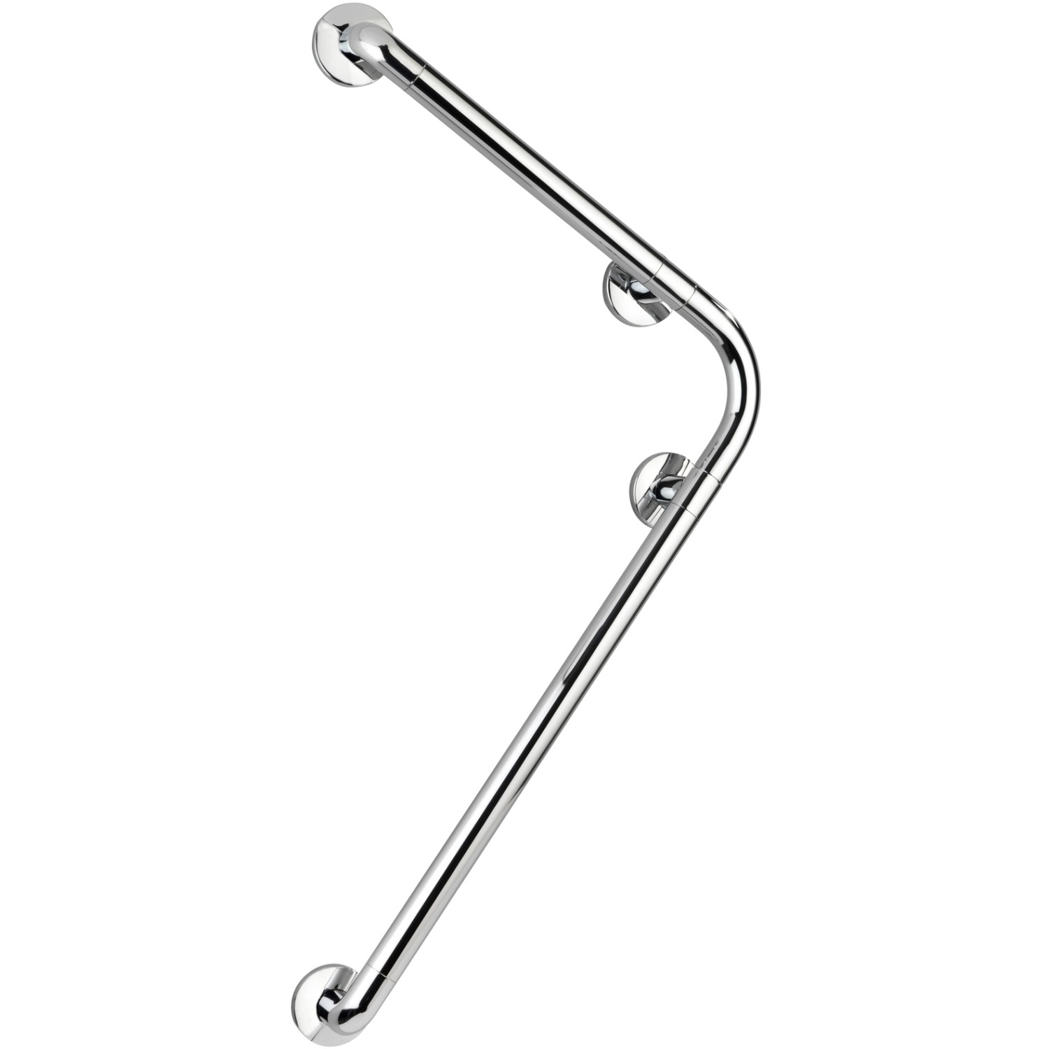 Wenko Nástěnné madlo 55,5 cm x 78 cm Secura 90° chromové
