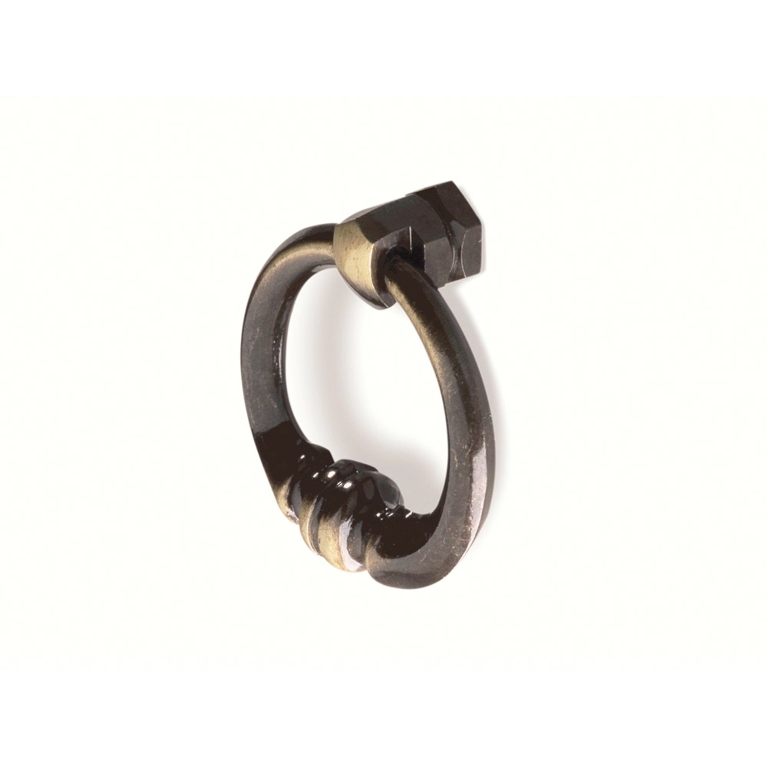 Knoflík 564 staromosazný leštěný 41 mm x 39 mm x 14 mm