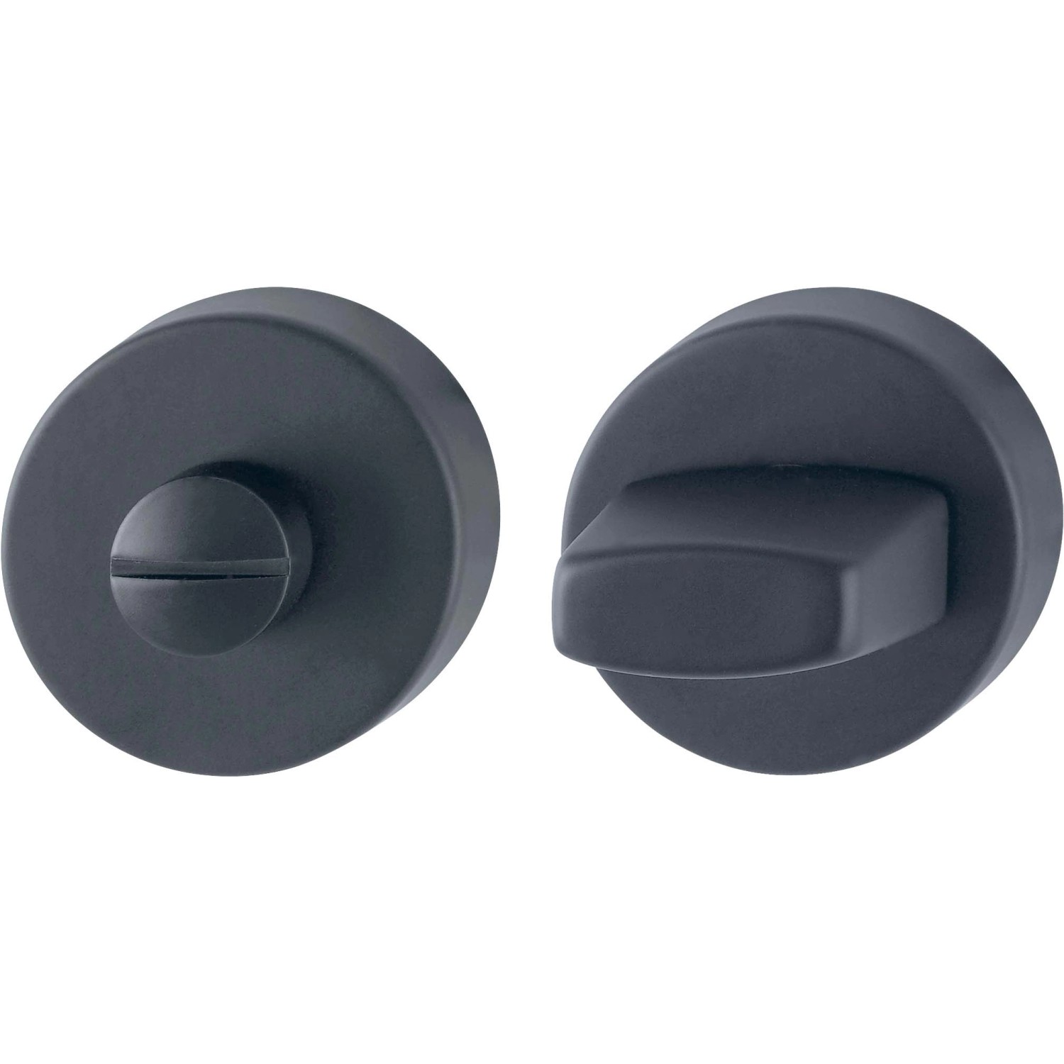 AnsaPro Klíčová rozeta na interiérové dveře Hudson WC nerezová ocel matná černá