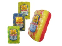 AbellA Koupelová houba Colorka, různé barvy, 1 ks, 11,5 x 8 x 4,5 cm