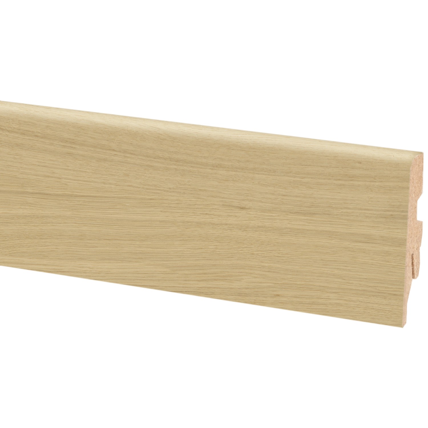 Soklová lišta Evoke Crystal 60 mm x 20 mm x 2600 mm