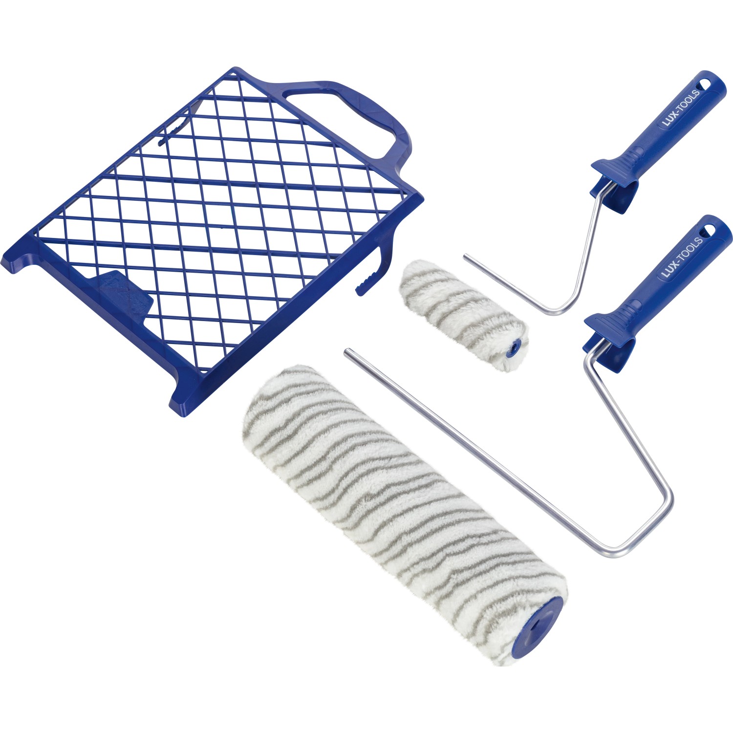 LUX-TOOLS Malířská sada na vodou ředit.barvy hladké povrchy, 10/25 cm, 5dílná