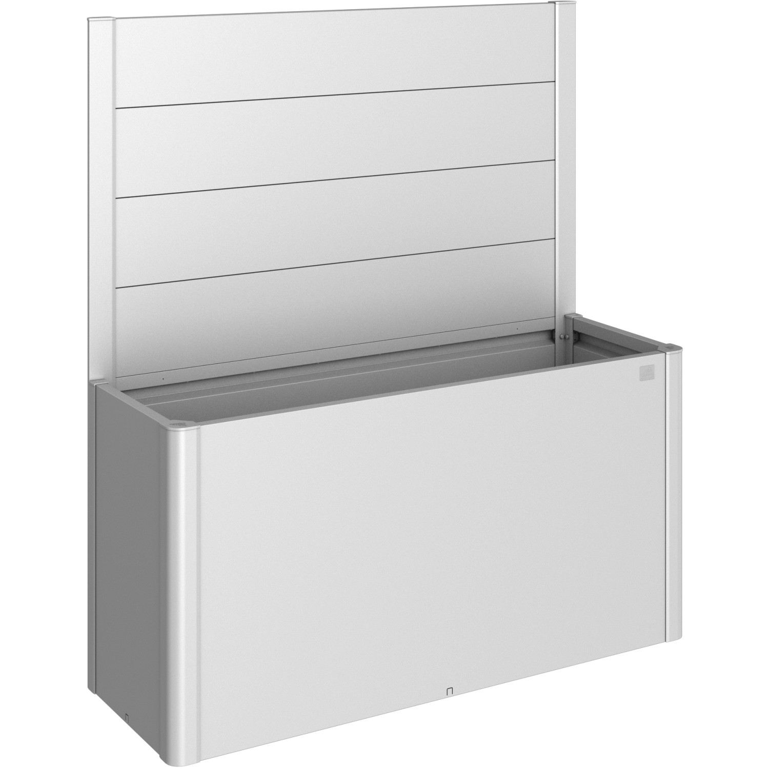 Biohort Zástěna pro záhony vyvýš./Belvedere bez skla pro str. 1,5 m stříbrná