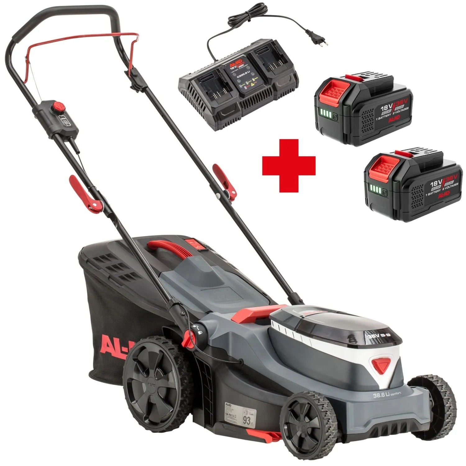 AL-KO Aku rotační sekačka 38.6 Li 18V Comfort SET