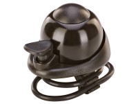 Prophete Cyklistický zvonek se silikonovým držákem, černá, pr. 3 cm