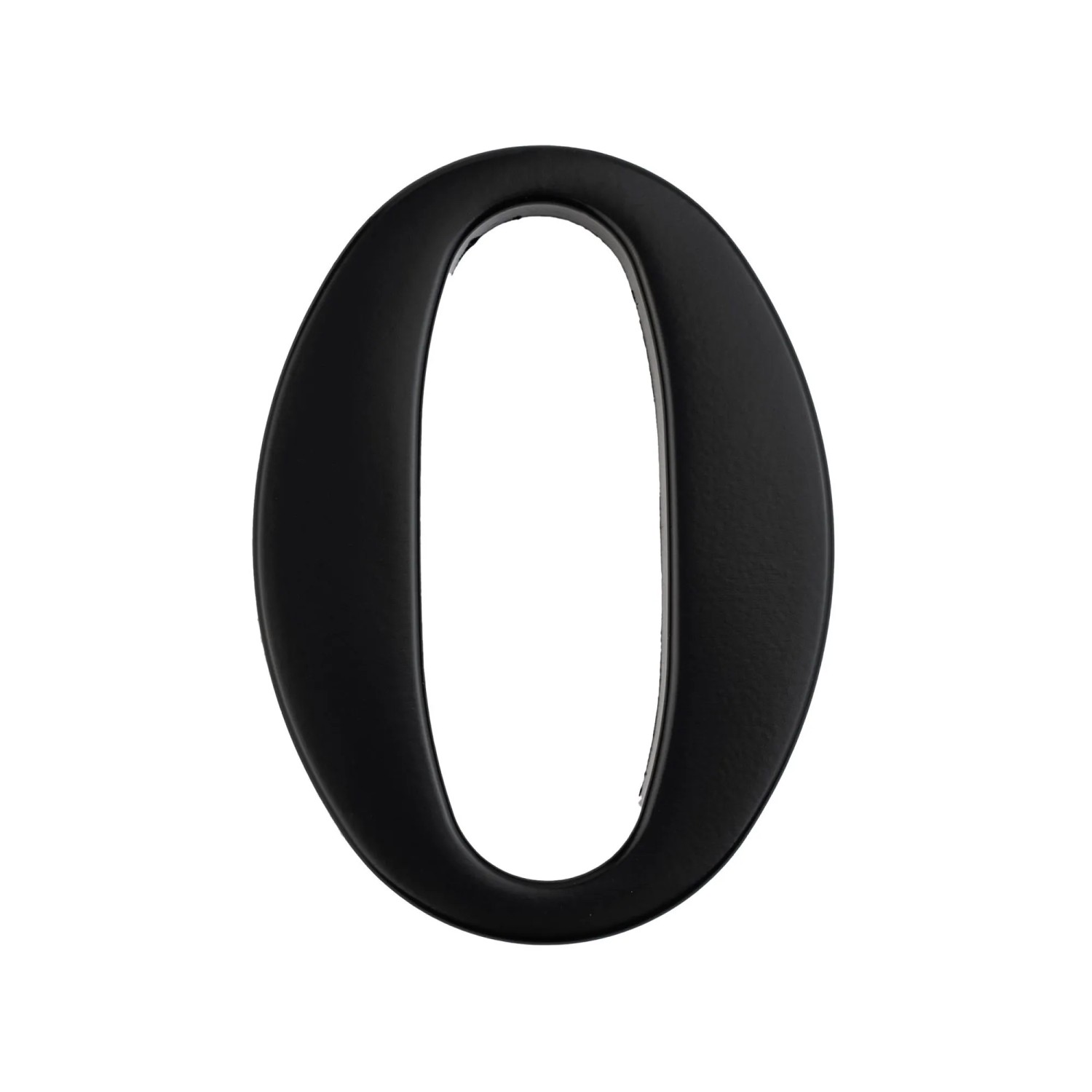 COBRA Domovní číslo 0 nerez, černá, 10 cm