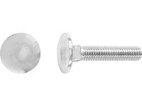 Vratový šroub M5 x 20 mm plný závit bíle pozinkovaný - na váhu