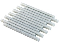 LUX-TOOLS Lepicí patrony stříbrné 12 ks, pr. 7 mm