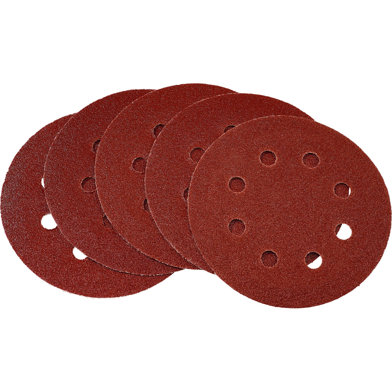 LUX Brusná podložka pro excentrické brusky K80 děrovaná, 5 ks, pr. 115 mm