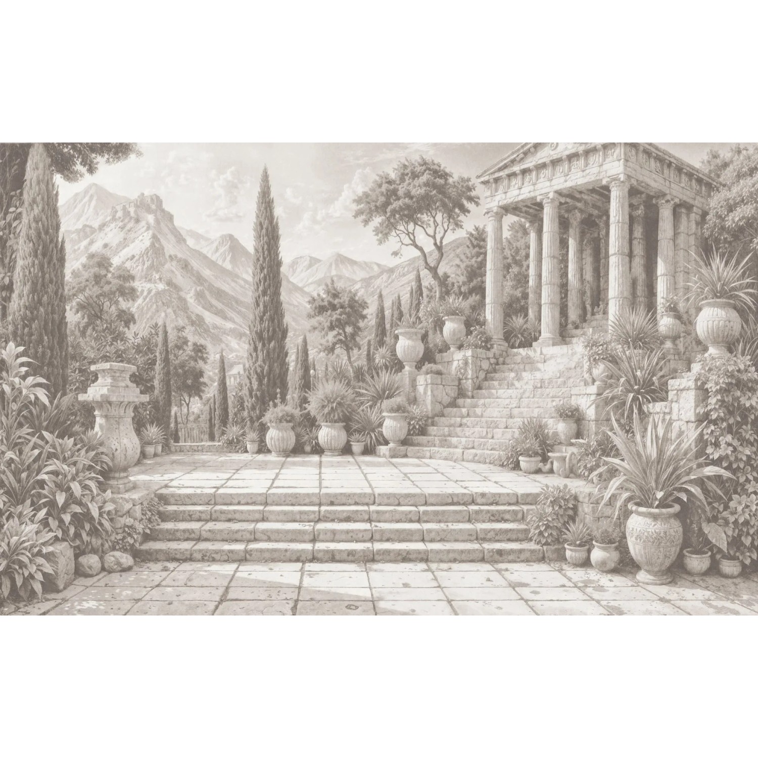 Komar Vliesová fototapeta Trompe l'oeil 250 x 400 cm