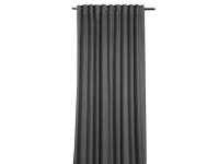 Sehlbach Závěs se skrytými poutky, struktura s bavlnou, antracit, 245 x 135 cm