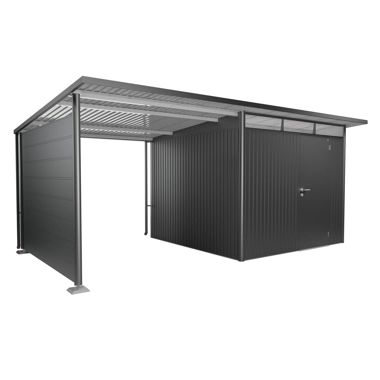 Biohort Boční stěna pro boční stříšku k domku AvantGarde/ECO A3, A7, tmavě šedá