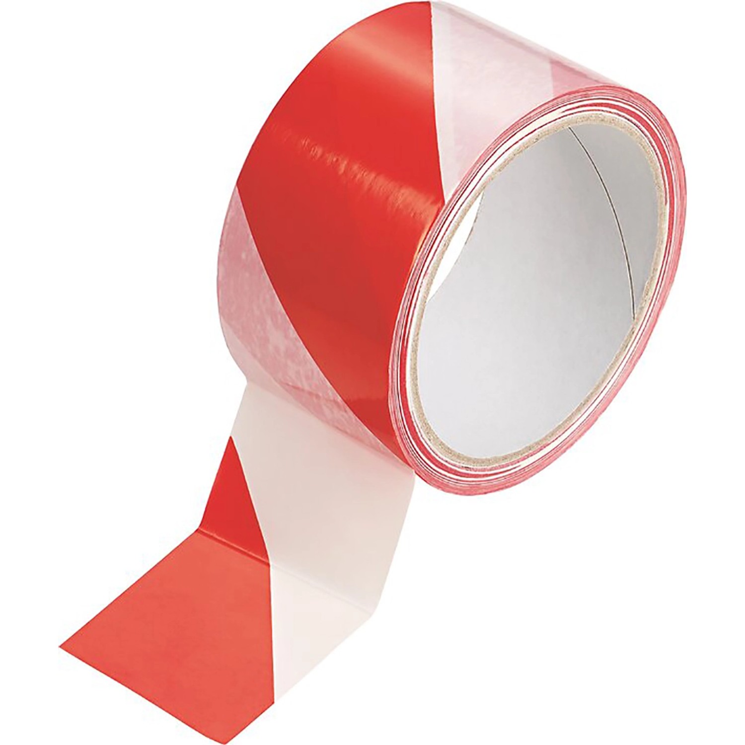 Výstražná páska šrafovaná červeno-bílá, 30 m