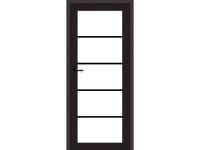 Voster Rámové bezfalcové interiérové dveře LOFT 80, f. Platinum, černá mat, 80 P