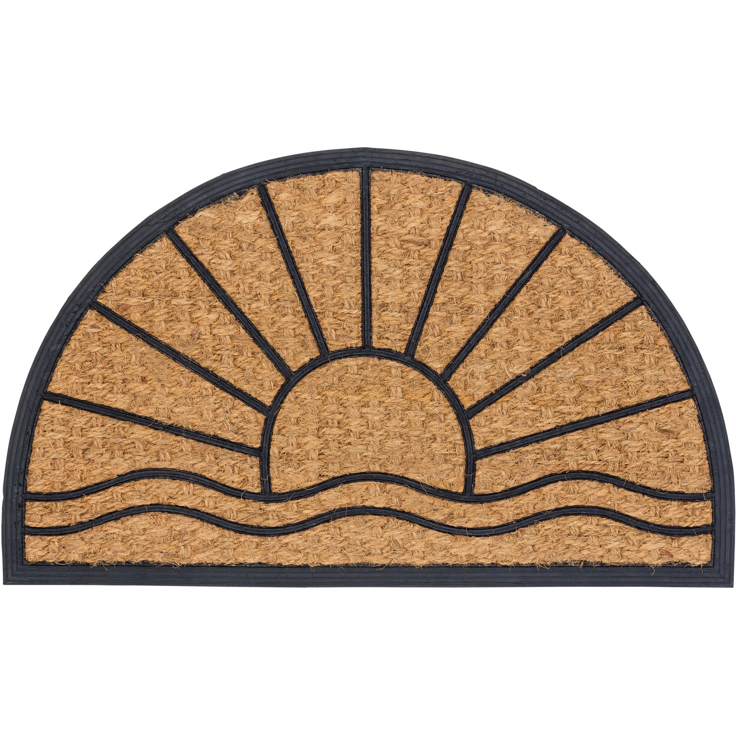 Astra Rohožka Coco Deluxe Light 45 cm x 75 cm slunce půlkruhová