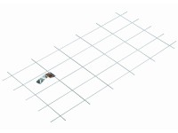 OBI Kovový špalír, bílý, 150 x 75 cm