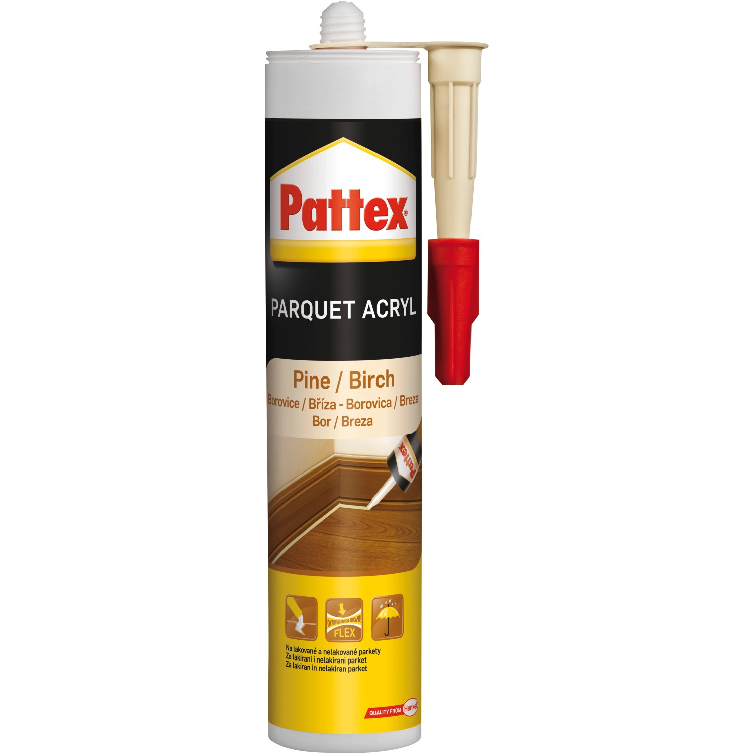 Pattex Parketový tmel borovice/bříza, 310 ml