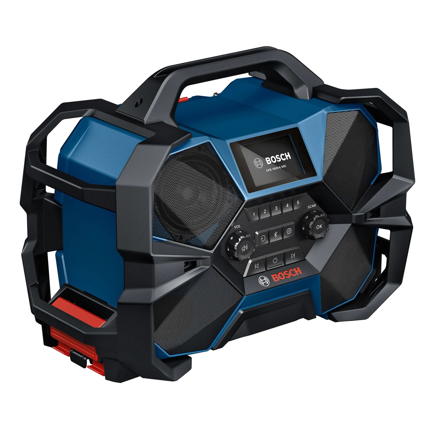Bosch Professional Rádio GPB 18VH-6 SRC vč. 2 x AAA baterie (0.601.4A6.200)