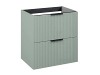 Roca Umyvadlová skříňka Reef Basic 2Z, šalvějová zelená mat, 63,5 x 60 x 47,2 cm