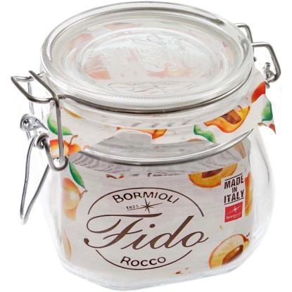 Bormioli Rocco Sklenice zavařovací se sponovým uzávěrem Fido 500 ml