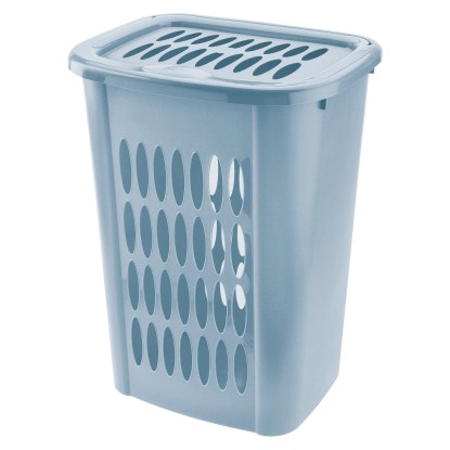 Tontarelli Koš na špinavé prádlo Cover Line seversky modrý 55 l