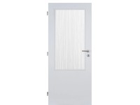 DOORNITE Falcové interiérové dveře Retro 2/3 bílý lak Basic 60 L DOORNITE Falcové interiérové dveře Retro 2/3 bílý lak Basic 60 L