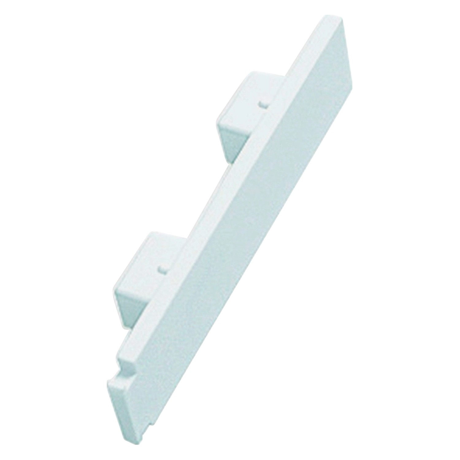 Gardinia Koncovky pro dvoudrážkovou kolejničku GE2 bílé