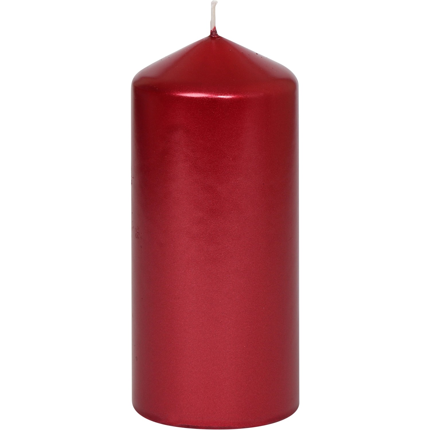 Steinhart Válcová svíčka lesklá rubínová pr. 57 x 130 mm