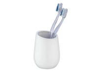 Wenko Kelímek na zubní kartáčky Badi keramický 8 cm x 11 cm x 8 cm bílý