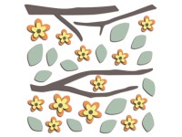 Crearreda Samolepicí 3D dekorace 54514 motiv kvetoucí větev, vel. M Crearreda Samolepicí 3D dekorace 54514 motiv kvetoucí větev, vel. M