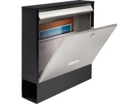 Burg Wächter Poštovní schránka Black & Steel sada Oxford 68770 B+S