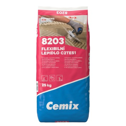 Cemix 8203 Flexibilní lepidlo C2TES1 25 kg PE