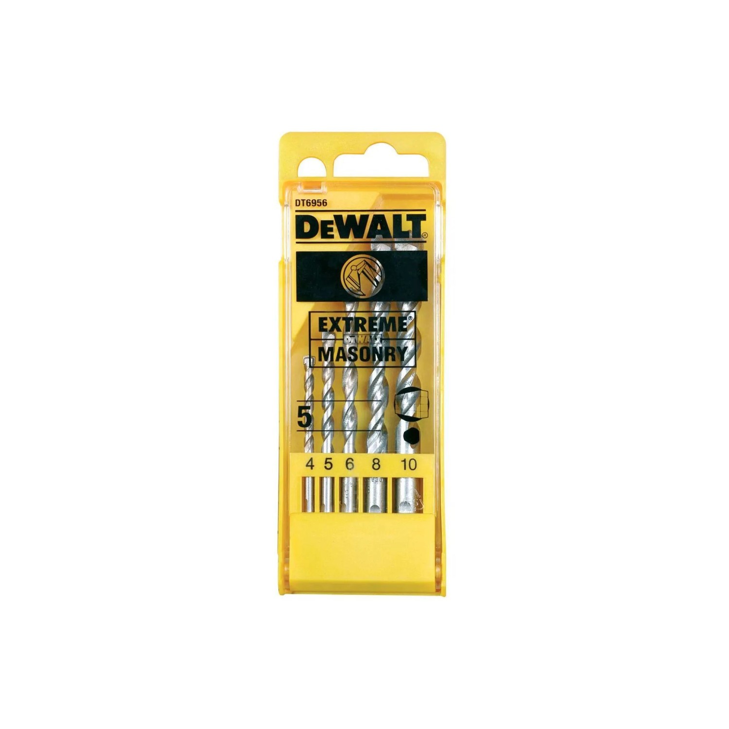 DeWALT Vrtáky do zdiva EXTREME, 5 ks