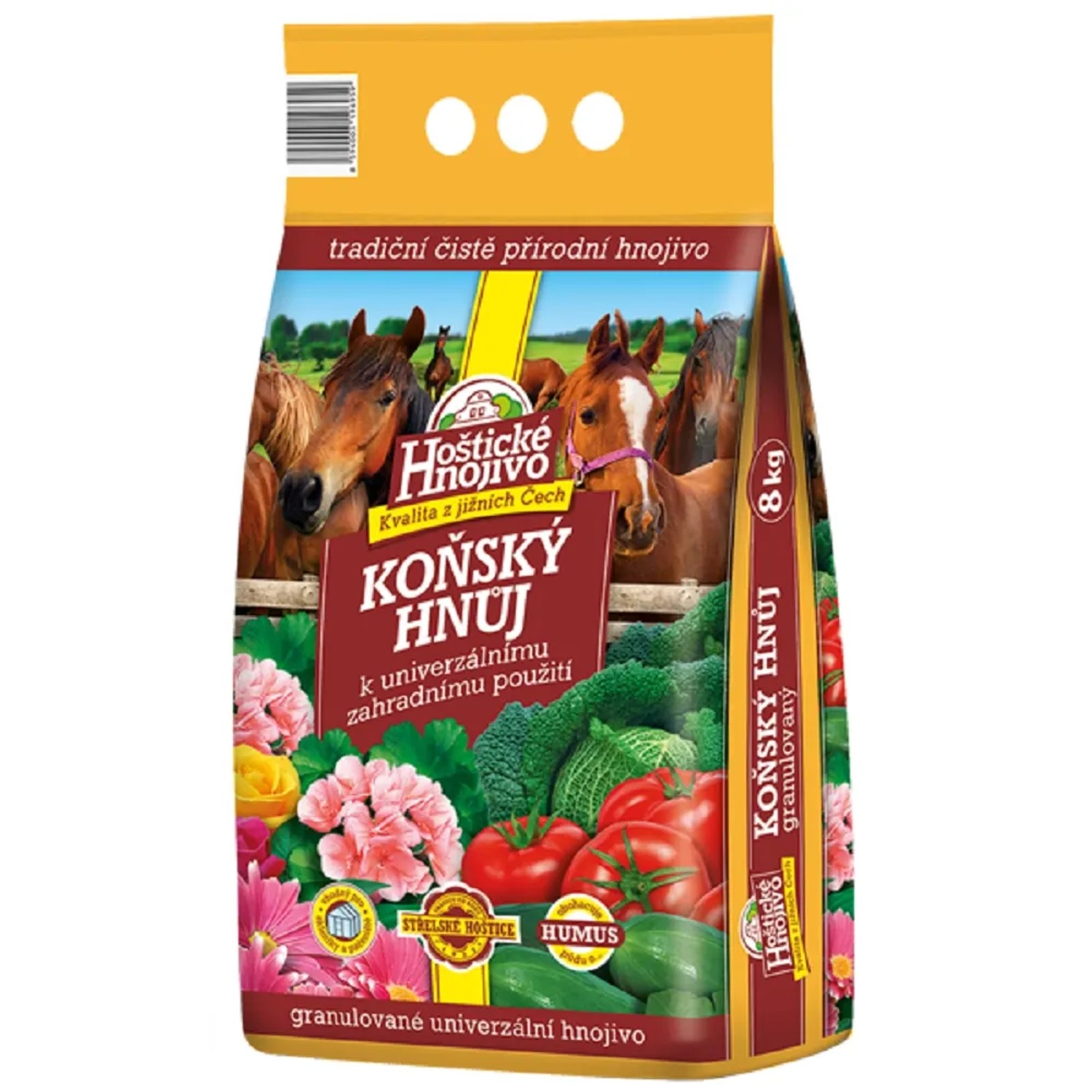 Hoštické Hnojivo Hnůj koňský granulovaný 8 kg