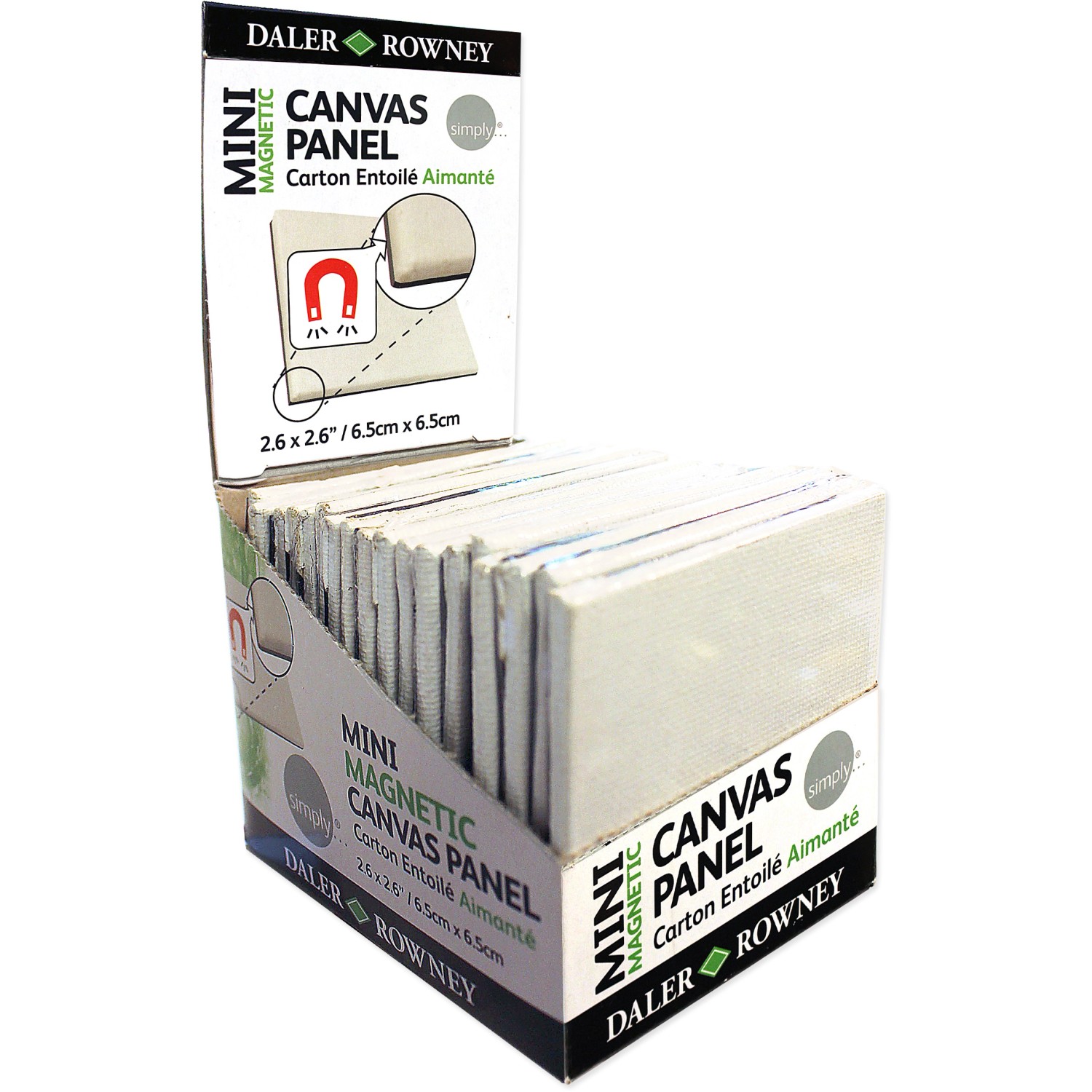 Šepsovaná lepenka s magnetem 6,5 × 6,5 cm