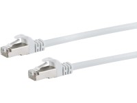 Schwaiger Síťový kabel CAT 6 (SF/UTP) RJ45, bílá, 50 m