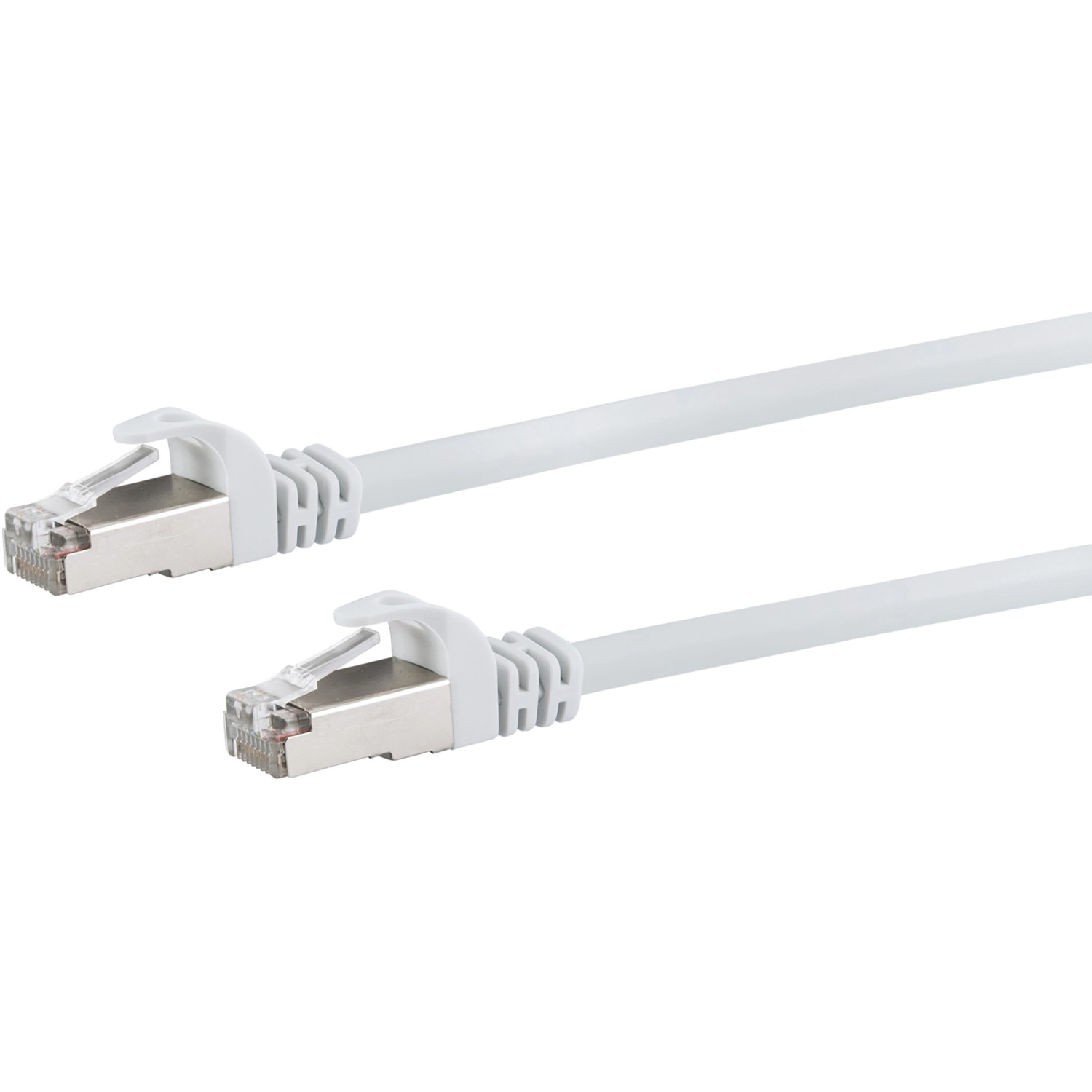 Schwaiger Síťový kabel CAT 6 (SF/UTP) RJ45, bílá, 50 m